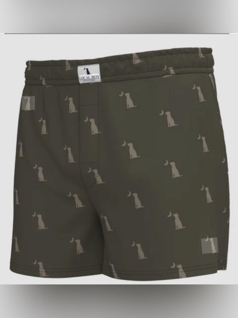 Local Boy Cedar Dog & Moon Boxer Shorts